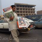 Bagdad, Irak, vendeur de journaux
