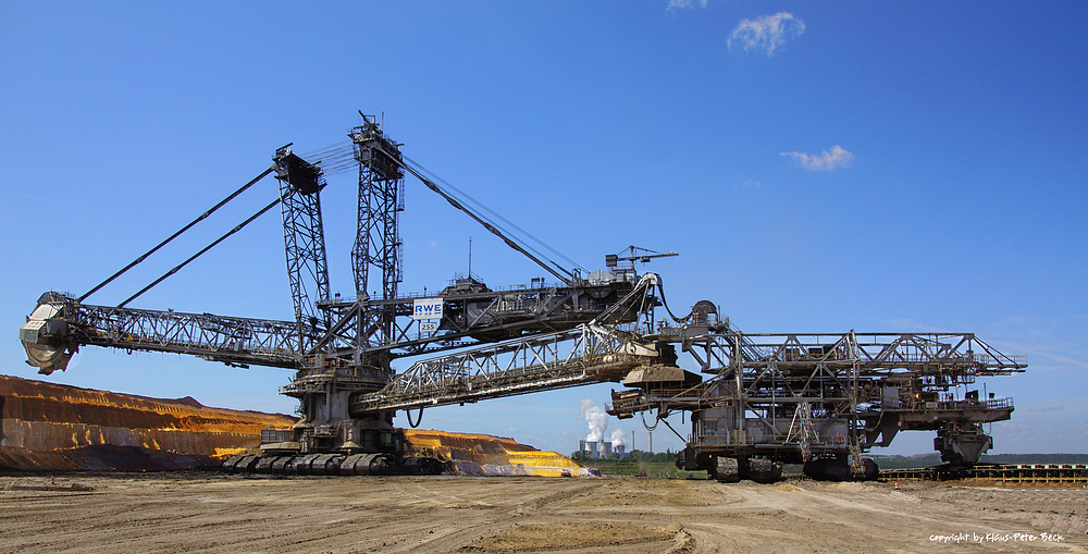 Bagger 255 im Tagebau Inden