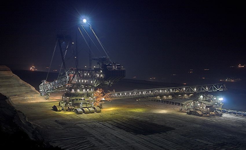 Bagger 260 auf Sohle 1