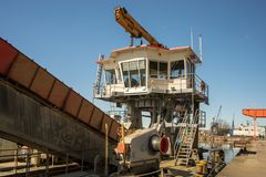 Bagger Bremerhaven VIII, Kommandostand