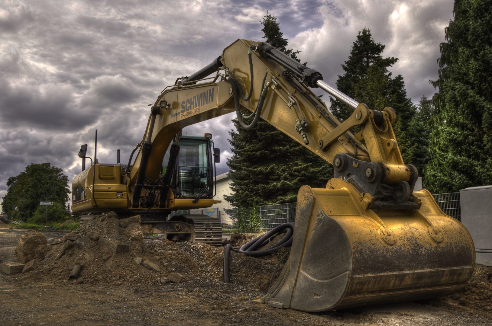 Bagger Foto & Bild | bearbeitungs - techniken, hdri & tm, digiart