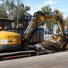 Bagger im Einsatz  