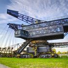 Bagger in der Eisenstadt Ferropolis