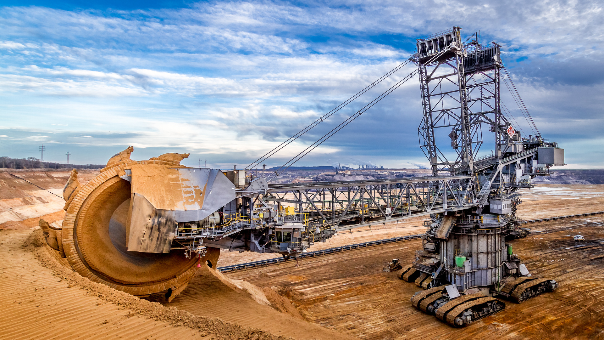 Bagger in Garzweiler..