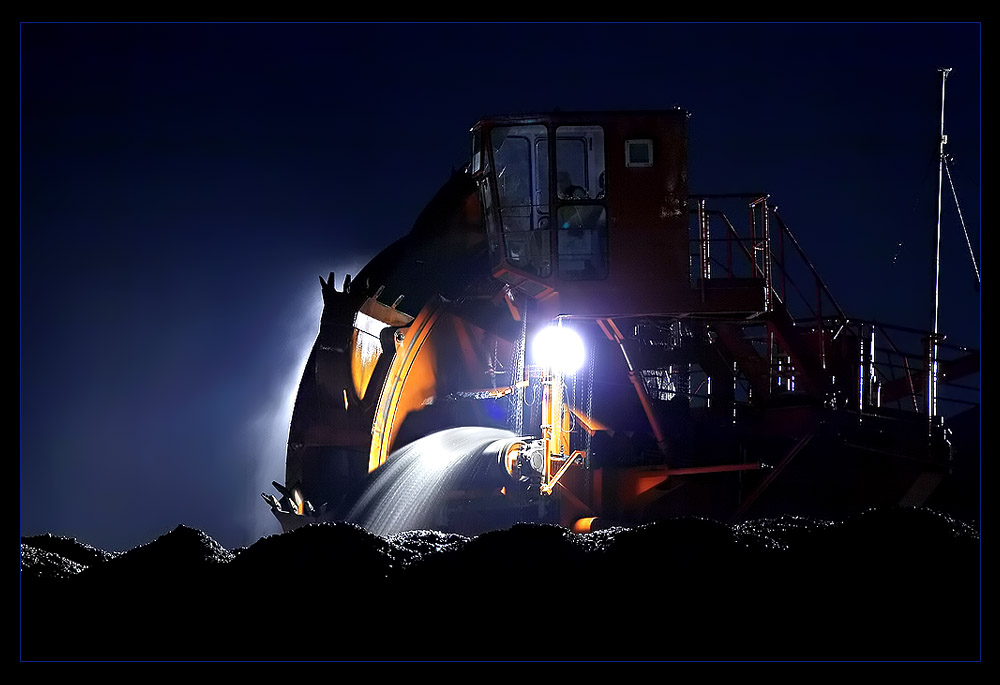 Bagger @night