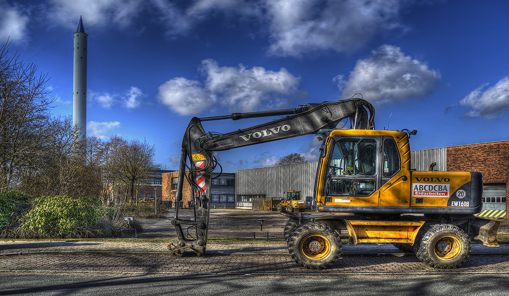 Bagger ohne Schaufel, Volvo EW 160B