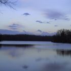 Baggersee in der Dämmerung