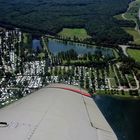 Baggersee mit Campingplatz bei Freiburg