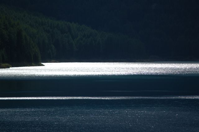 bagliori sul lago di Vernago