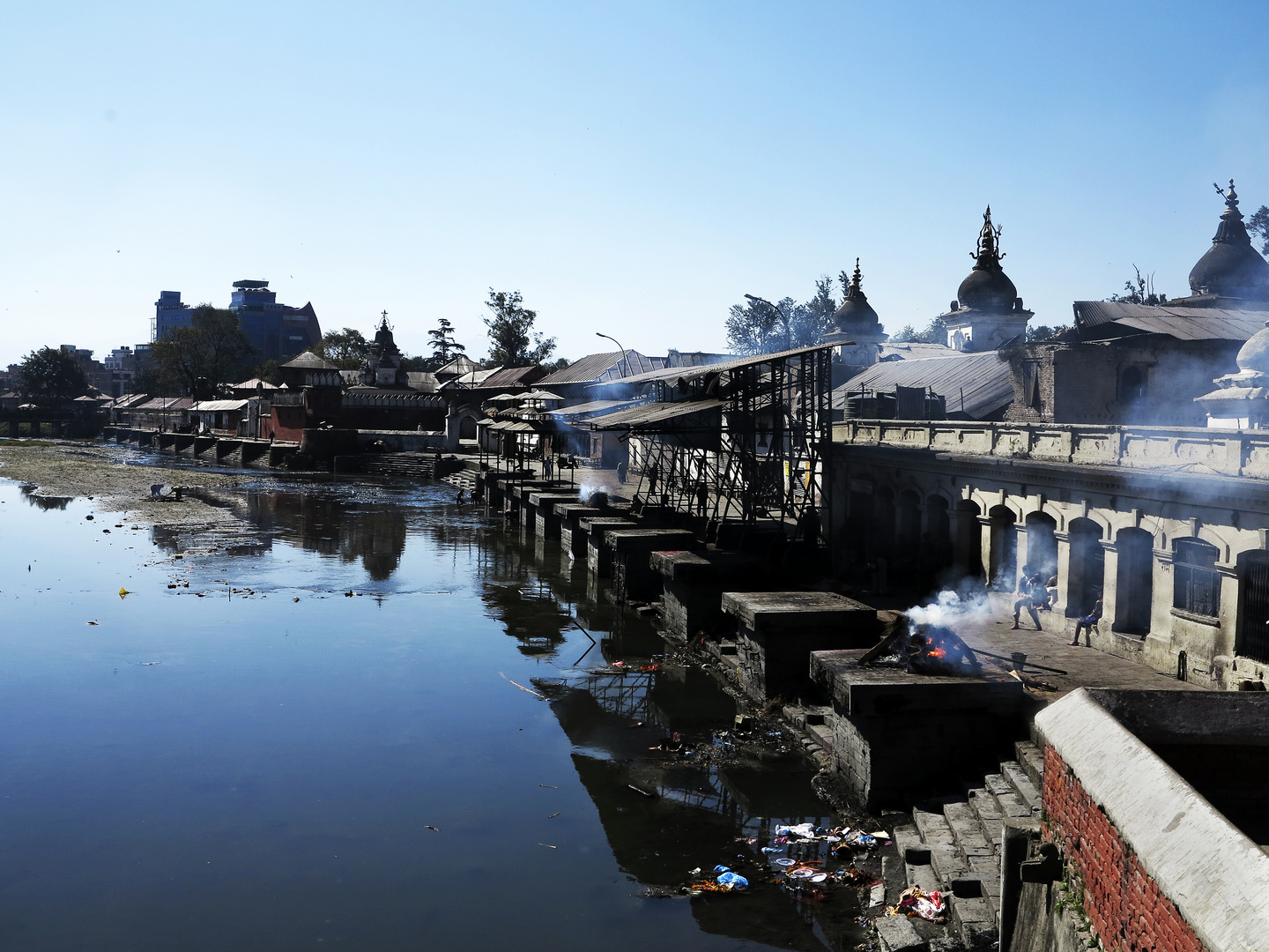 Bagmati-Fluß - Bestattungsplatz