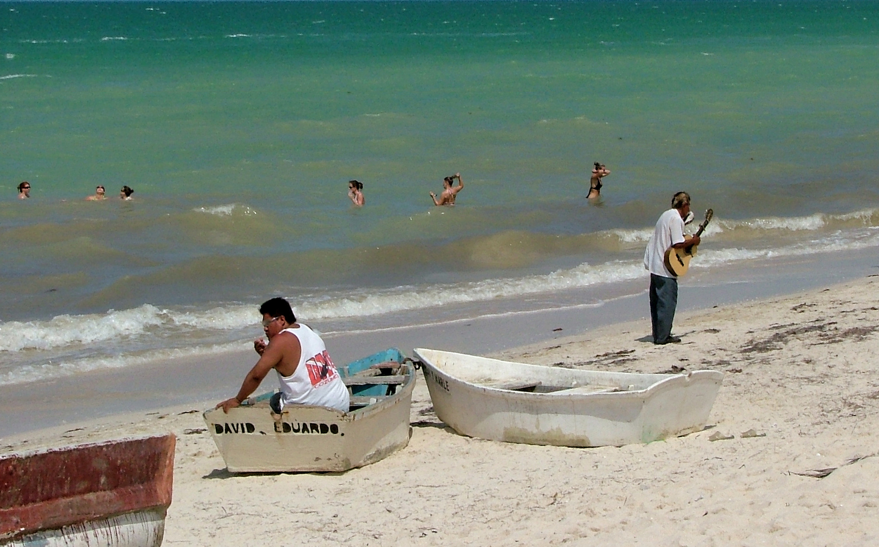 Bagnanti a Merida - Mex