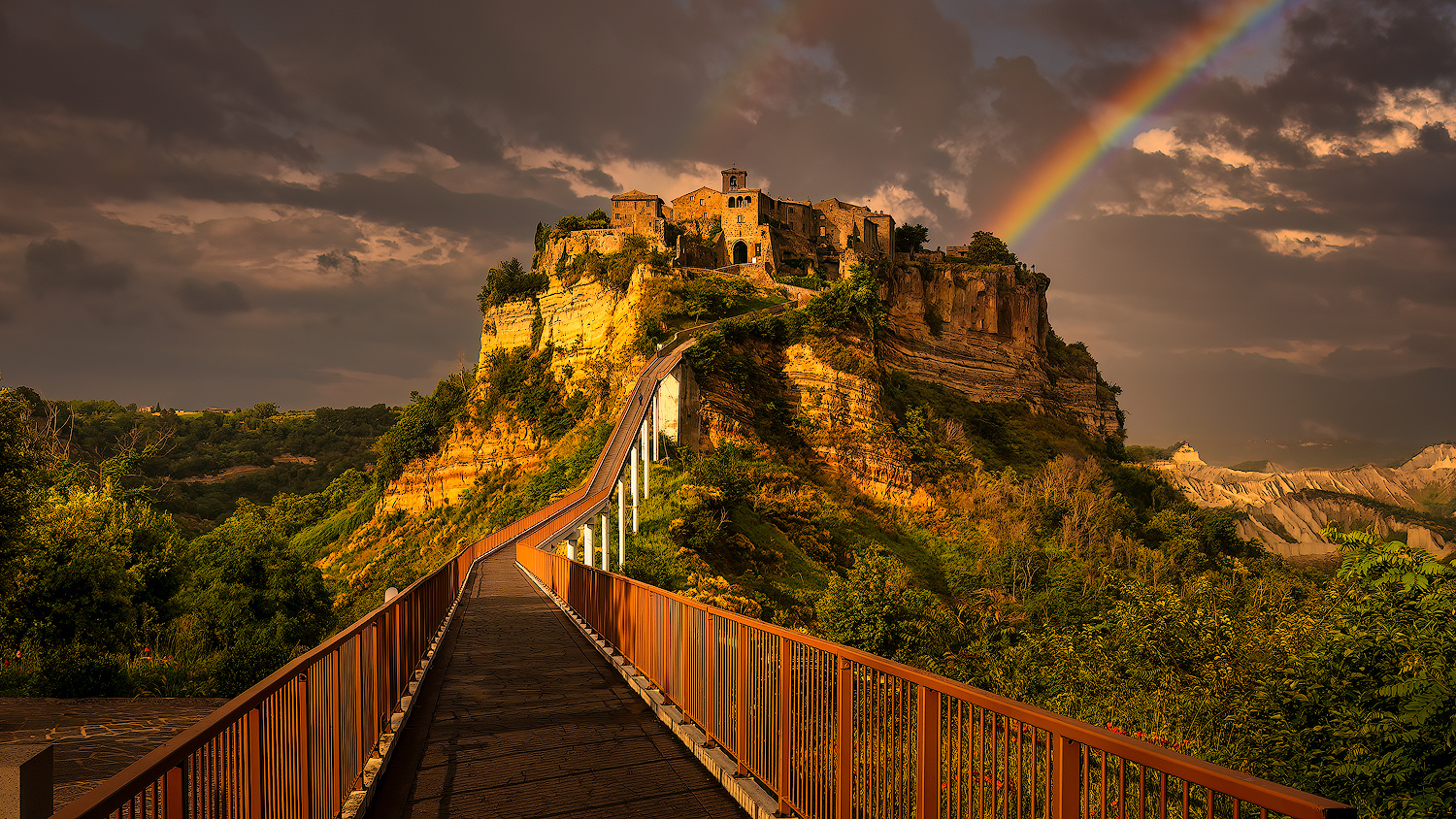 Bagnoregio Regenbogen