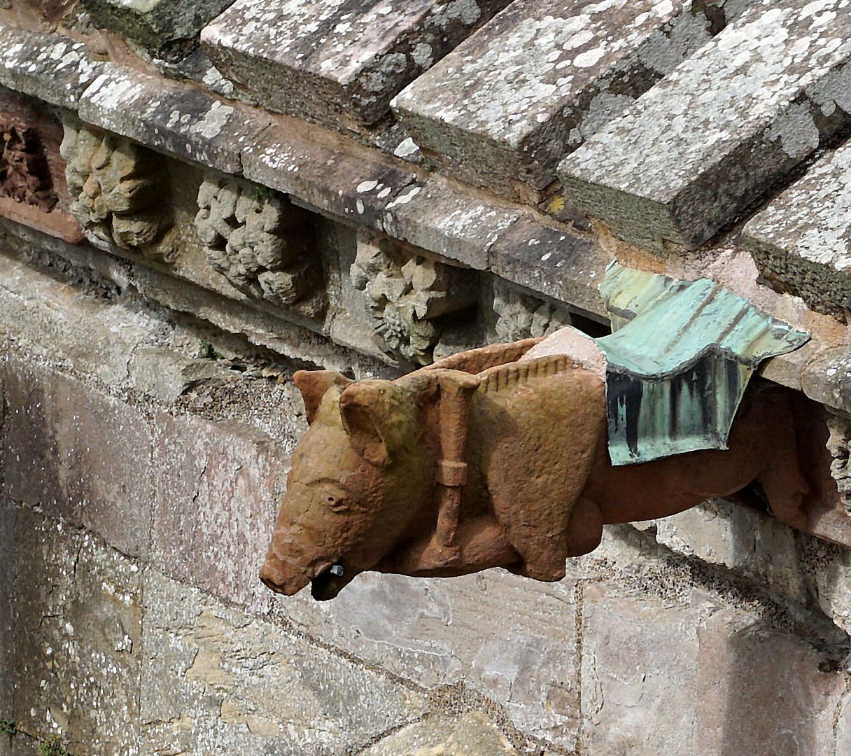 Bagpipe-playing pig