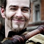 Bagpiper´s smile