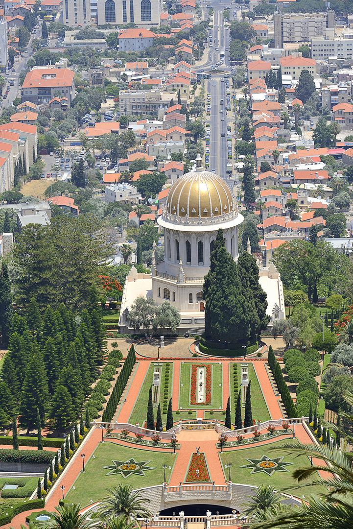 Bahai gardens in Haifa, Israel