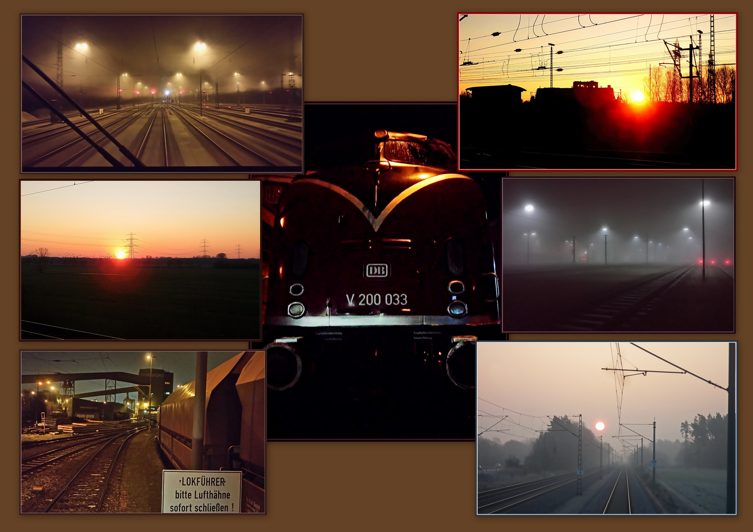 Bahn Collage