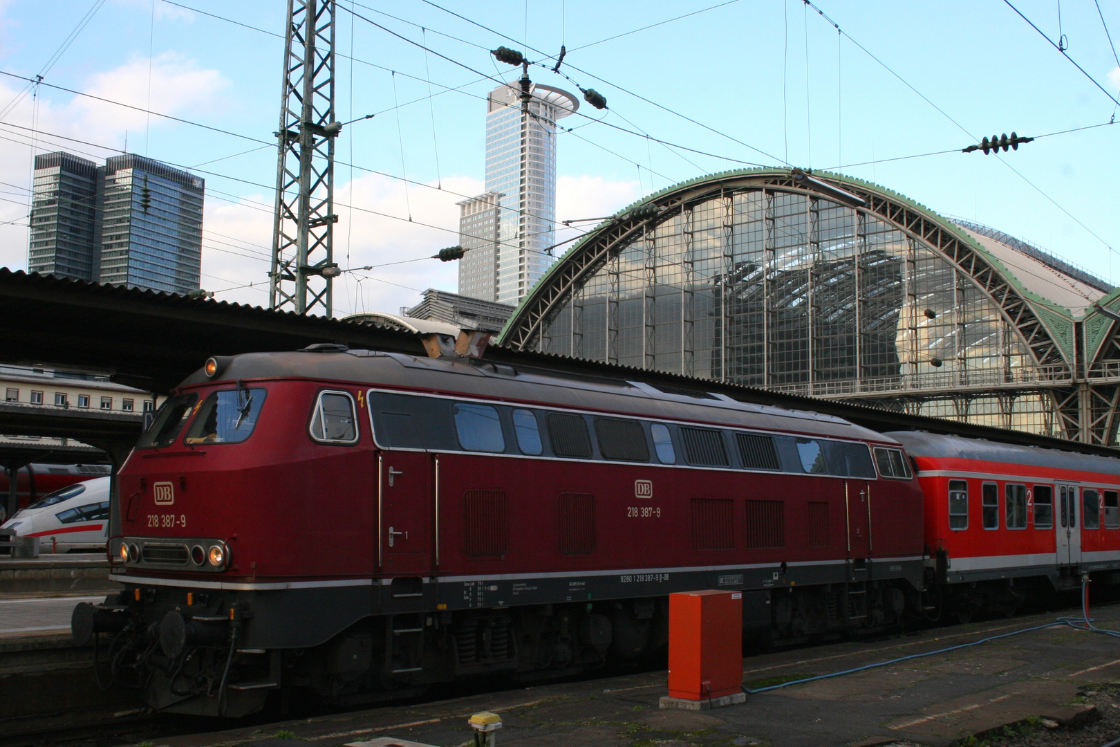 Bahn-Nostalgie Epoche VI: 218 387, Ffm Hbf