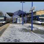 Bahn und Wetter im farblichen Einklang