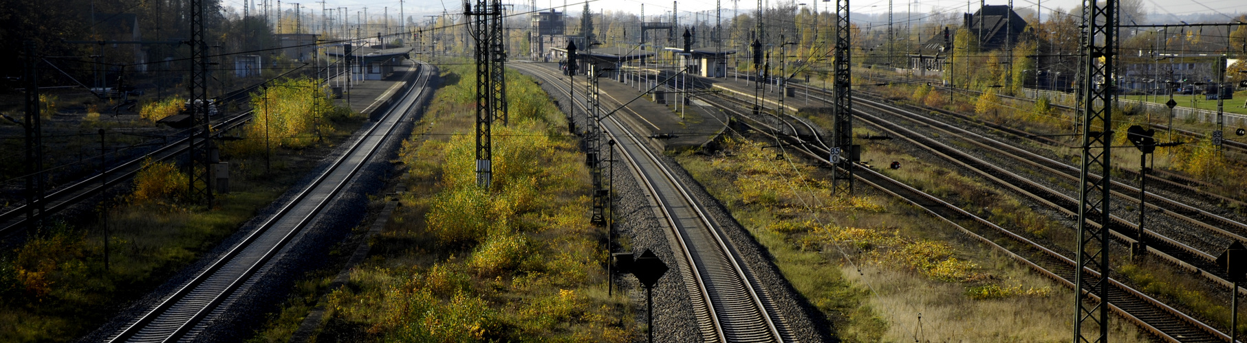 Bahnanlagen in Grüngrau (Löhne/Westfalen)