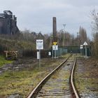 Bahnanschluss zwischen ehemahliges Stahlwerk Chertal und Kontainerhafen Trilogiport