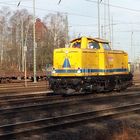 Bahnbaugruppe 212 305 in Duisburg-Wedau am 28.01.2017