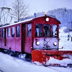 Bahnbetrieb im Schweizer Winter