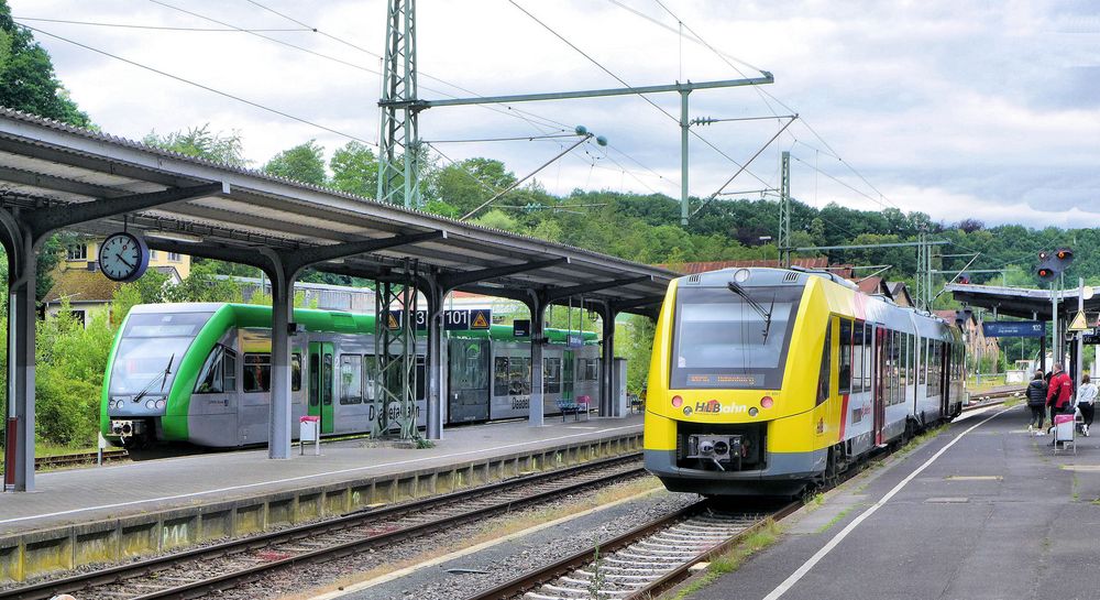 Bahnbetrieb in Betzdorf/Sieg