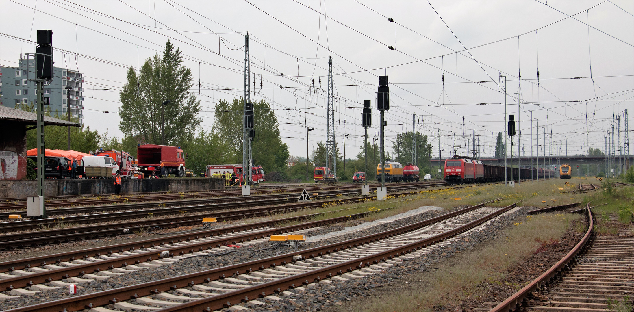 "Bahnbetriebsunfall mit Gefahrgut und...