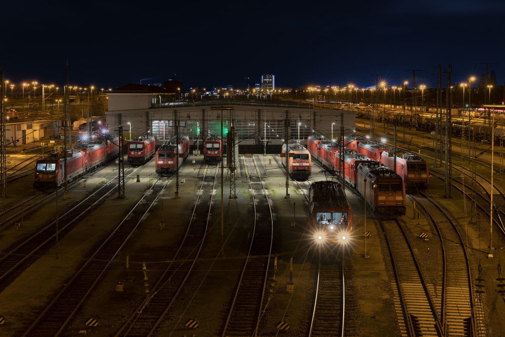 Bahnbetriebswerk Mannheim - Schichtwechsel