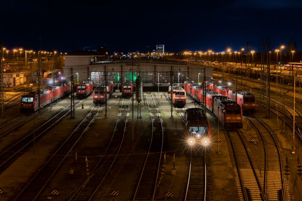 Bahnbetriebswerk Mannheim - Schichtwechsel