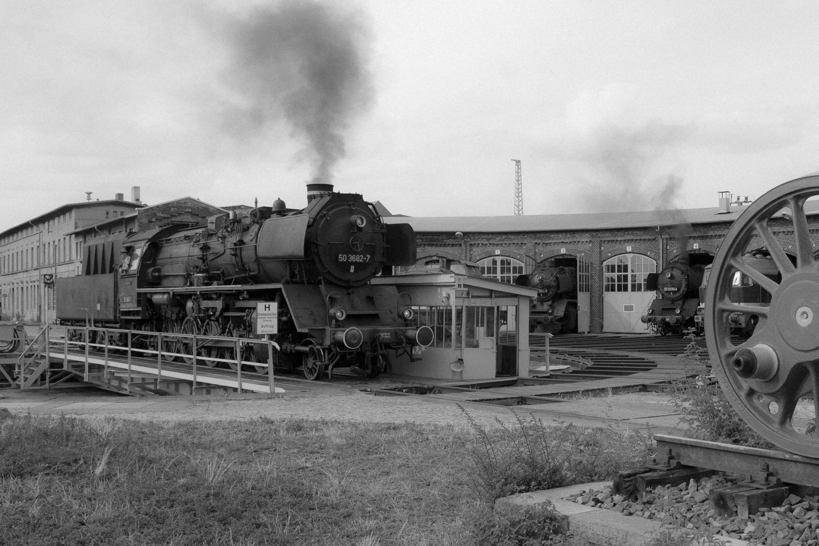 Bahnbetriebswerk zur Dampflokzeit