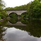 Bahnbrücke über der Sieg bei Brachbach