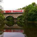 Bahnbrücke über der Sieg bei Brachbach (Siegen-Köln)