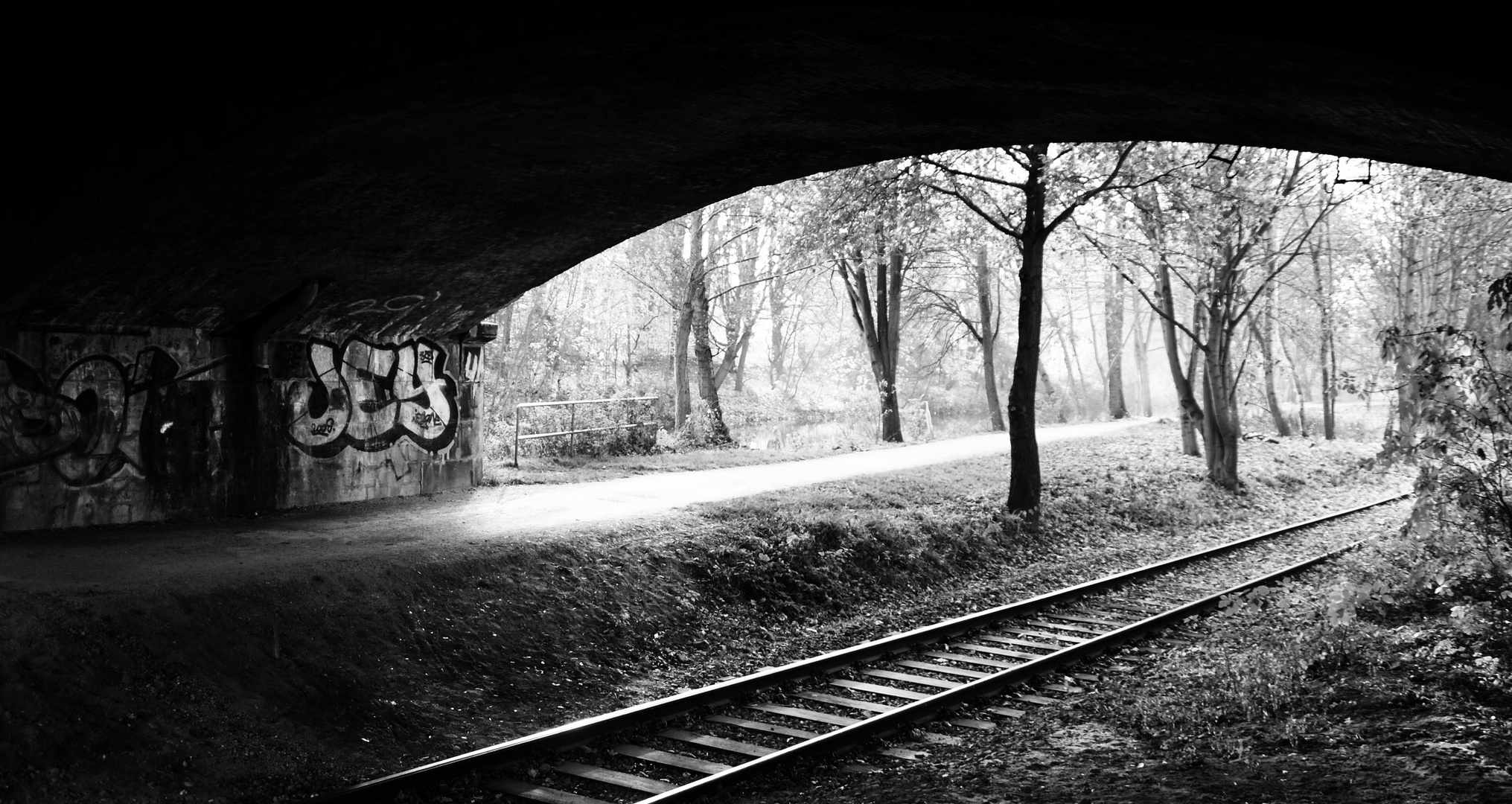 Bahnbrücke über die Ilmenau