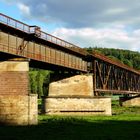 Bahnbrücke über die Weser