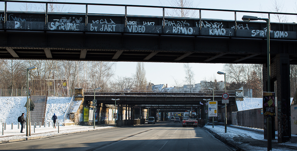 Bahnbrücken über die Yorckstraße