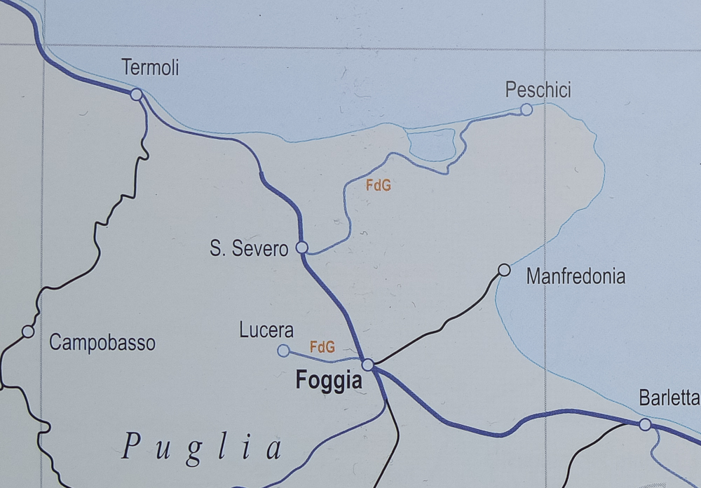 Bahnen um Foggia