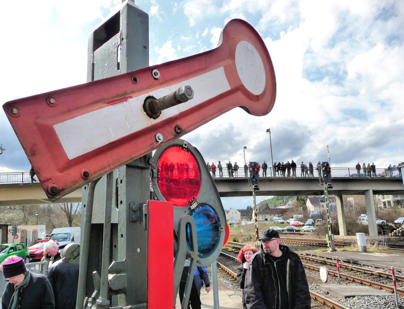 Bahnfans in Gerolstein