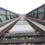 Bahngleis vor Weilheim - Mittwochsmuttern