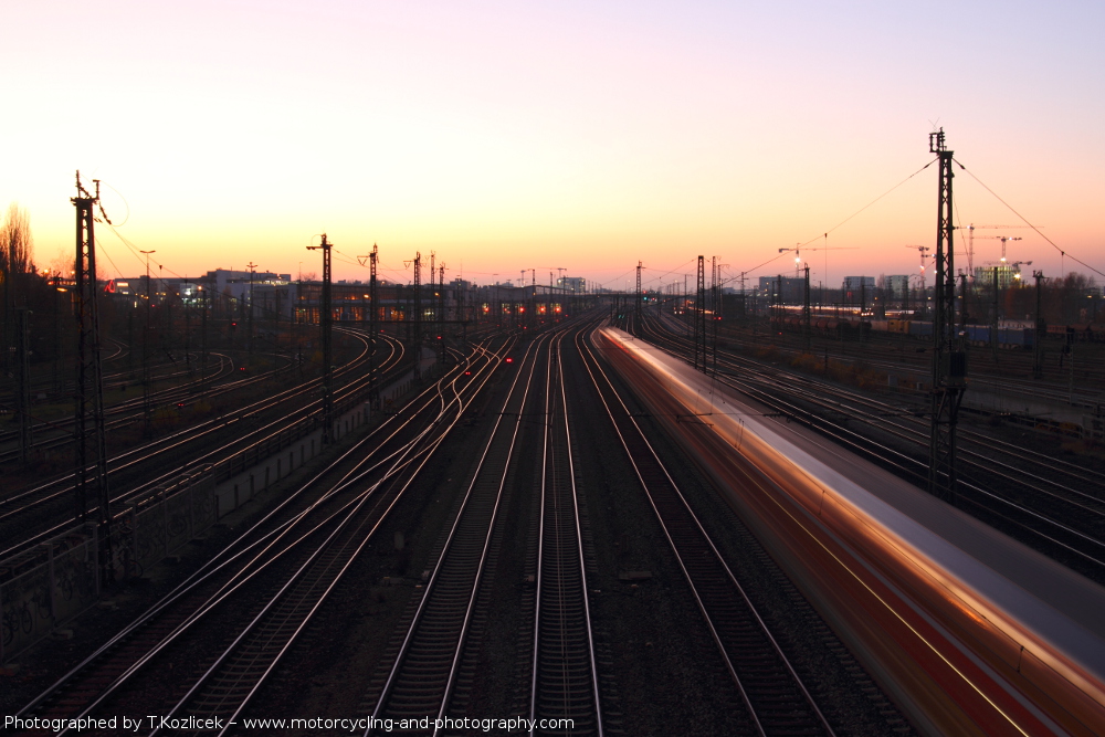 Bahngleise des Hbf München