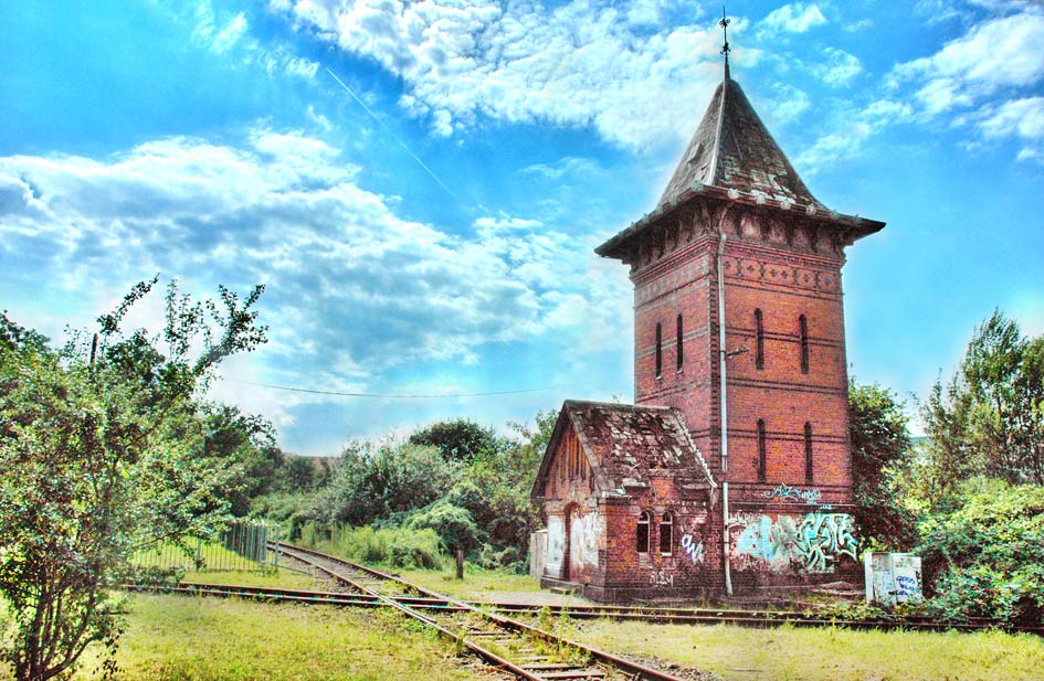 Bahnhäuschen HDR