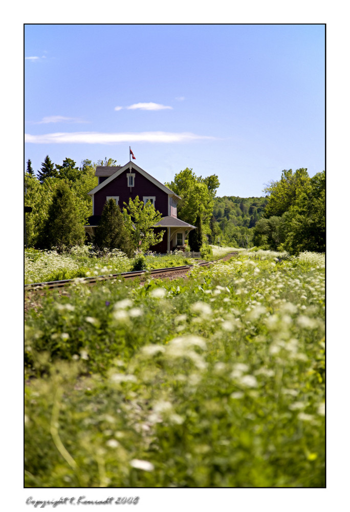 Bahnhaus in Kanada