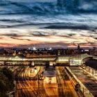 "Bahnhof Basel SBB bei Nacht"