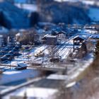 Bahnhof Bauma im Winter