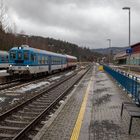 Bahnhof Bayerisch Eisenstein / Železná Ruda-Alžbetín