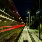 Bahnhof bei Nacht