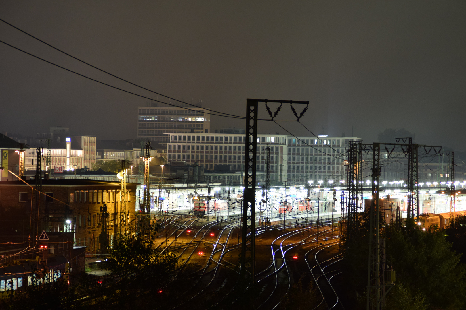 Bahnhof bei Nacht - TiltShift
