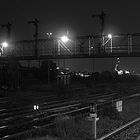 Bahnhof Berlin Tempelhof bei Nacht (1)