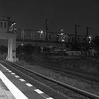 Bahnhof Berlin Tempelhof bei Nacht (2)