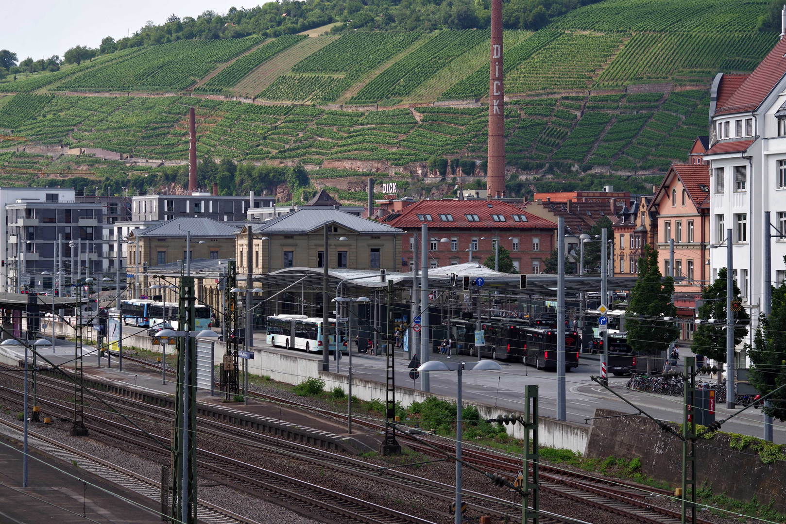 ..Bahnhof, Busbahnhof,Esslingen